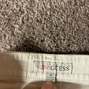 Guess Off-White Trousers